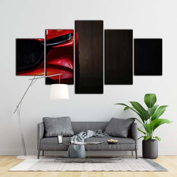 Split canvas cars