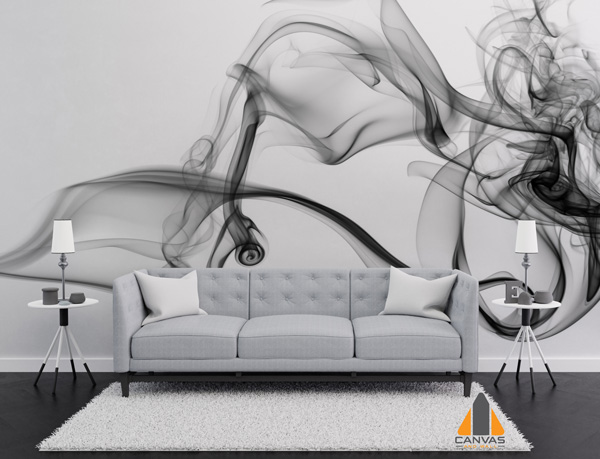 Minimalist Black Smoke Motion Wallpaper
