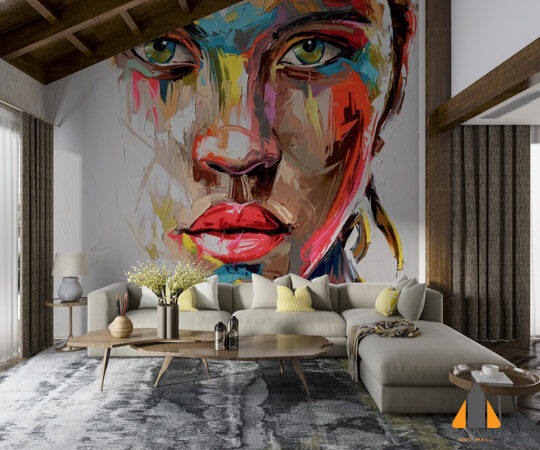Painted Woman Stare