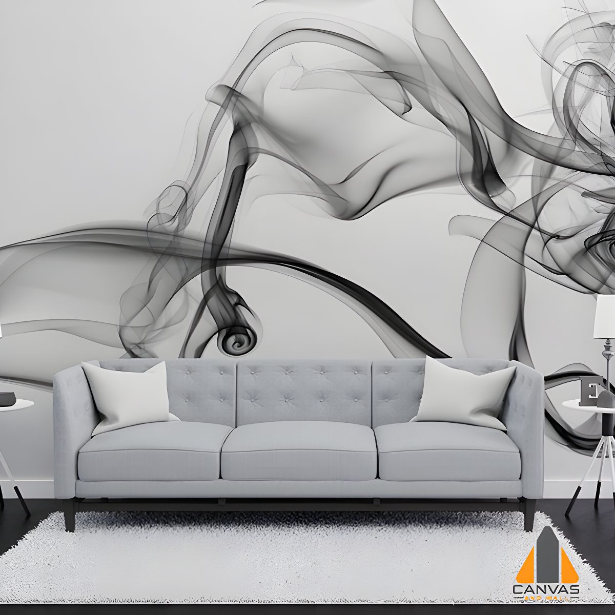 Minimalist Black Smoke motion