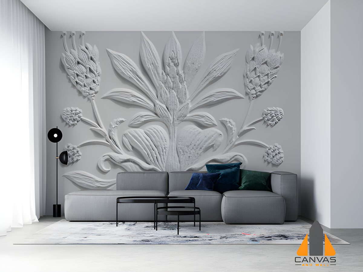 Embossed Look Wallpaper